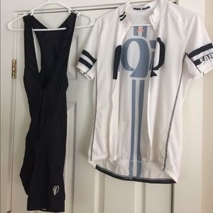 Pearl Izumi men’s cycling bib short and jersey L